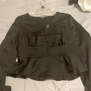 Black Dressy shirt express